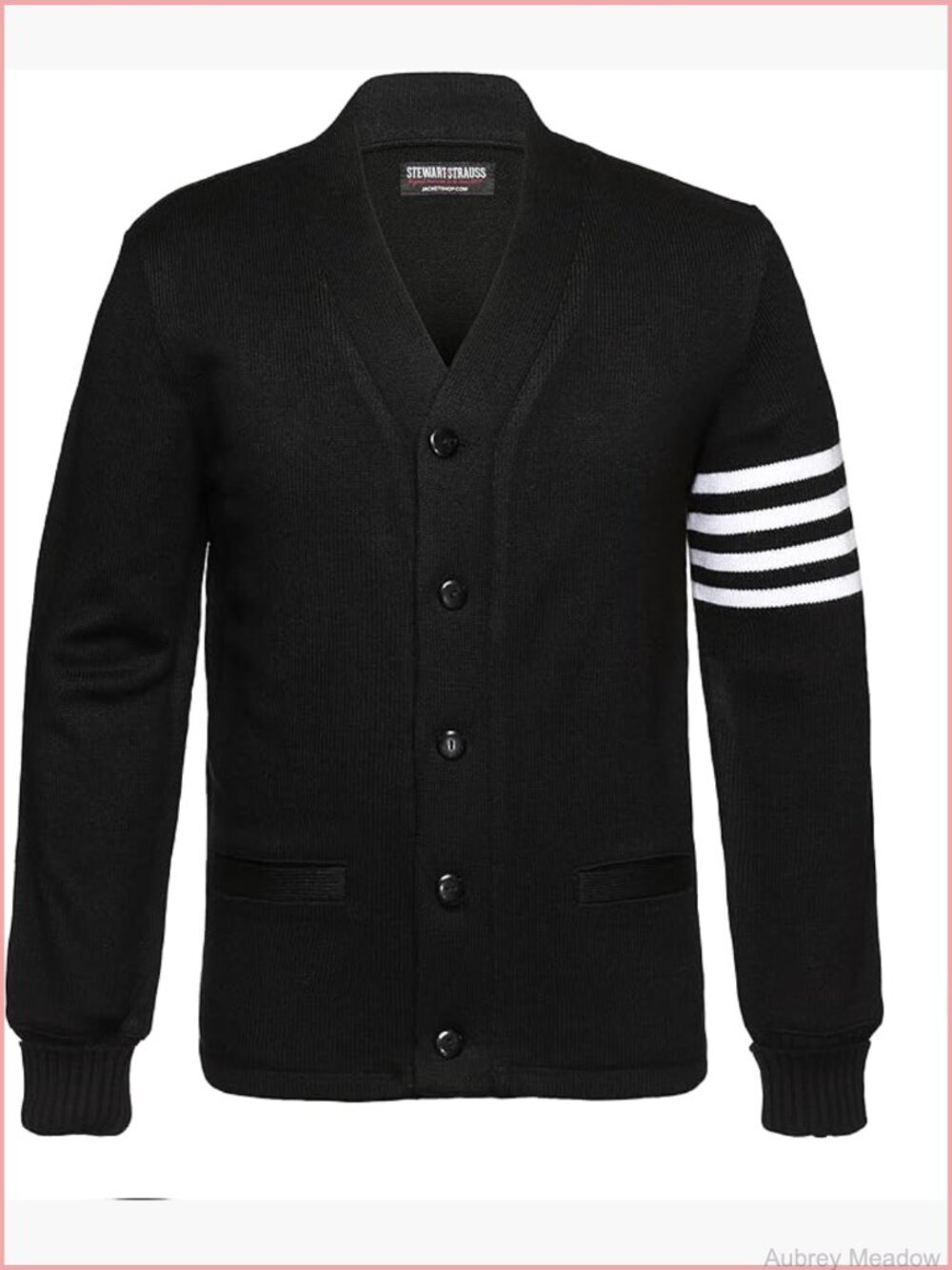 Unisex Varsity Cardigan Letter Sweater - 33 Team Colors, XXS-6XL